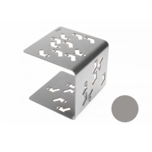 table d'appoint en métal gris table d'appoint en métal gris