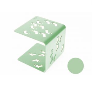 table d'appoint en métal vert clair table d'appoint en métal vert clair