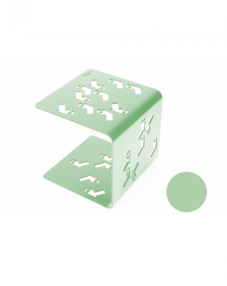 table d'appoint en métal vert clair table d'appoint en métal vert clair