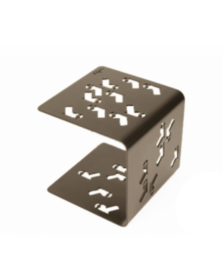 table d'appoint en métal taupe table d'appoint en métal taupe