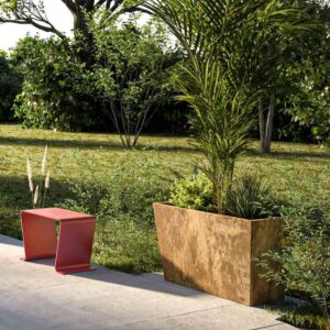 Jardinière Longue en Corten