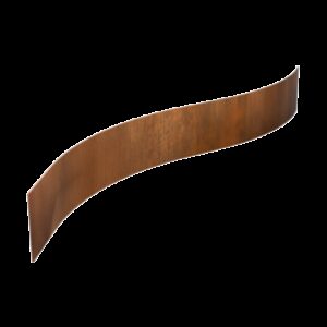Bordure en corten souple