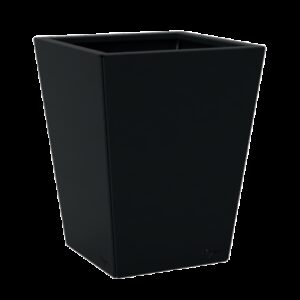 Jardinière carrée couleur gris anthracite