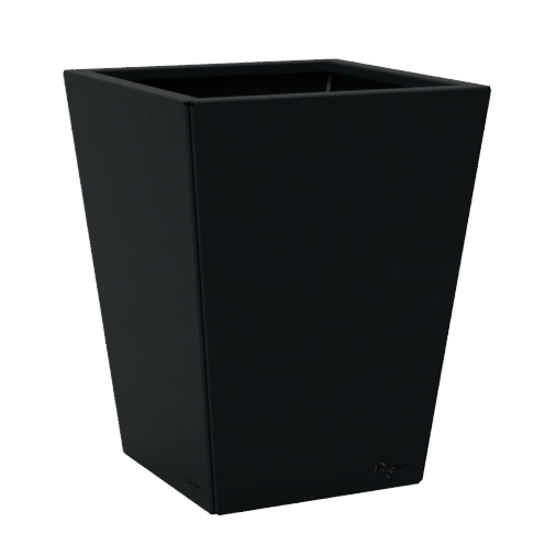 Jardinière carrée couleur gris anthracite