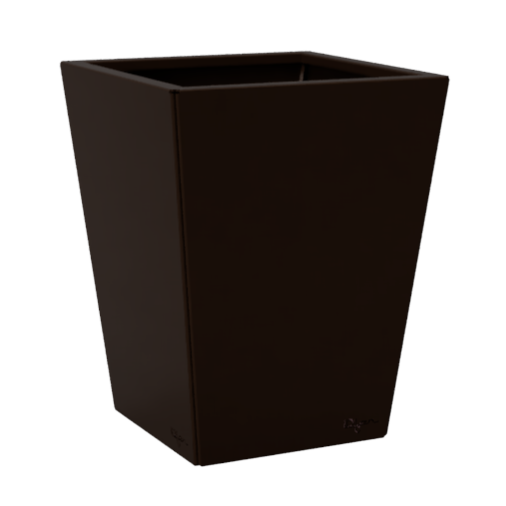 Jardinière carrée couleur mars sablé