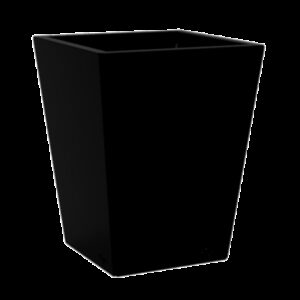 Jardinière carrée couleur noir