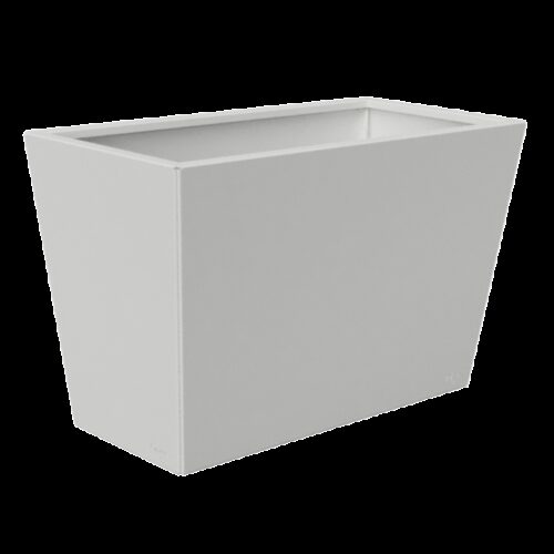 Jardinière longue couleur blanc pur