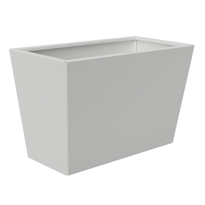 Jardinière longue couleur blanc pur Jardinière longue couleur blanc pur