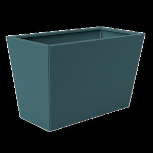 Jardinière longue couleur bleu turquoise Jardinière longue couleur bleu turquoise