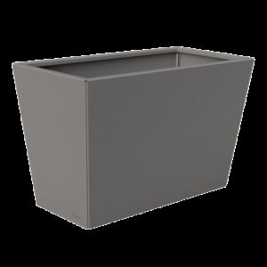 Jardinière longue couleur gris platine Jardinière longue couleur gris platine