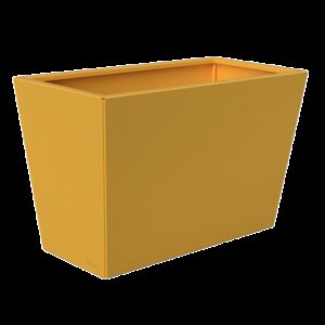 Jardinière longue couleur jaune Jardinière longue couleur jaune