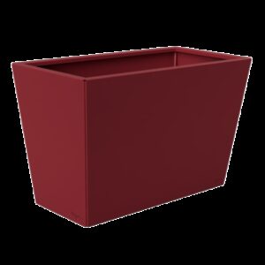 Jardinière longue couleur rouge framboise Jardinière longue couleur rouge framboise