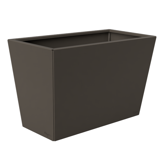 Jardinière longue couleur taupe Jardinière longue couleur taupe