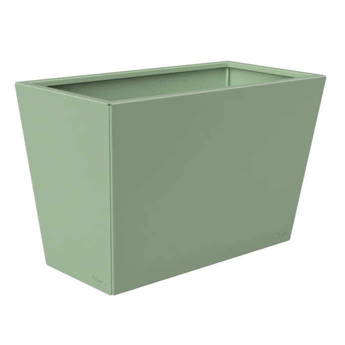Jardinière longue couleur vert tendre Jardinière longue couleur vert tendre