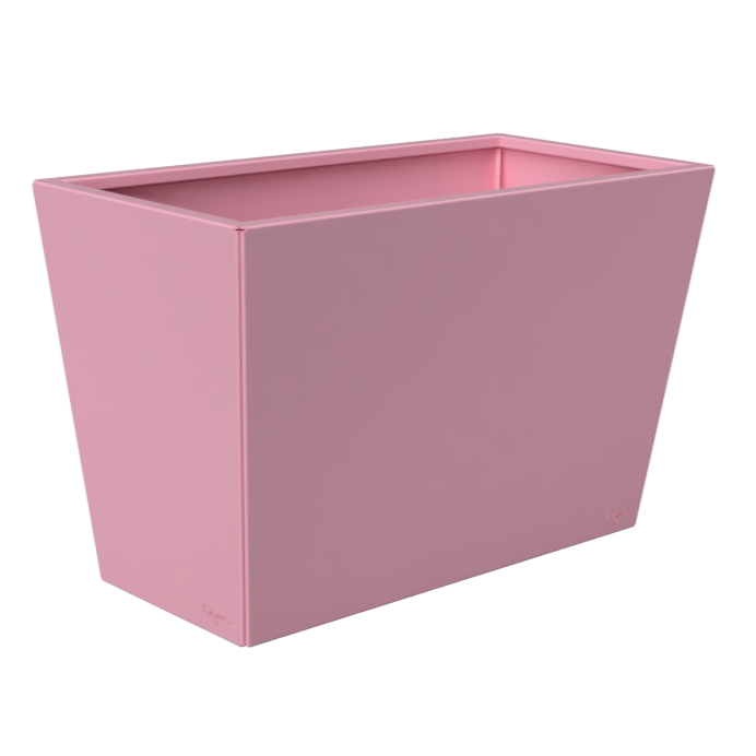 Jardinière longue couleur vieux rose Jardinière longue couleur vieux rose