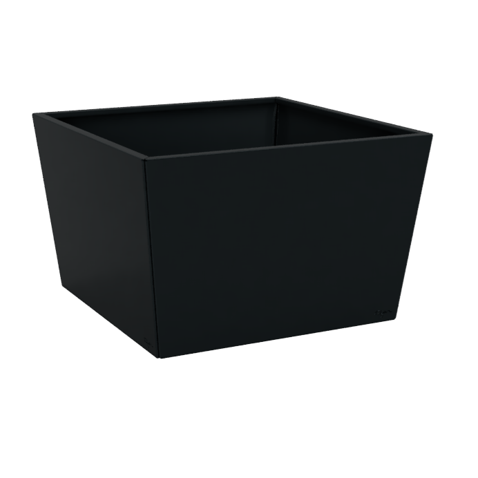 Jardinière peinte big couleur gris anthracite