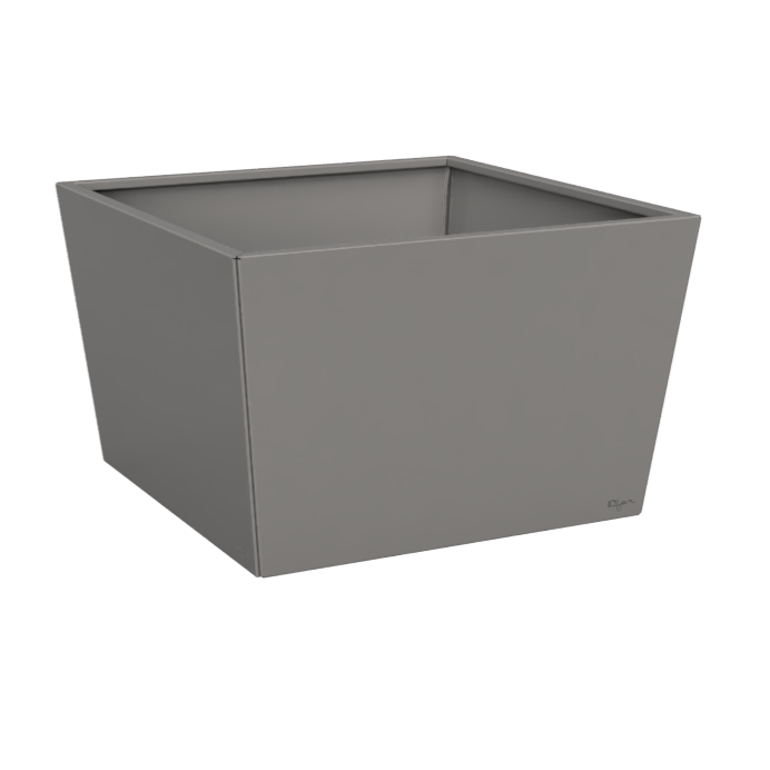 Jardinière peinte big couleur gris platine