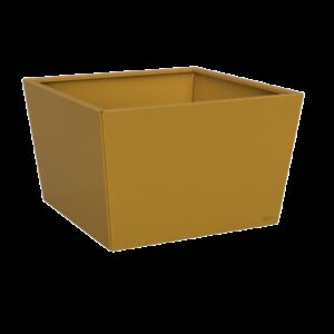 Jardinière peinte big couleur jaune miel