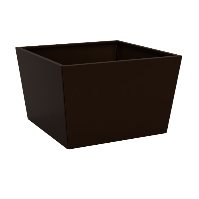 Jardinière peinte big couleur mars sablé