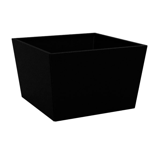 Jardinière peinte big couleur noir