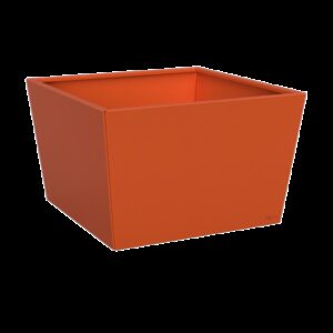 Jardinière peinte big couleur orange pur