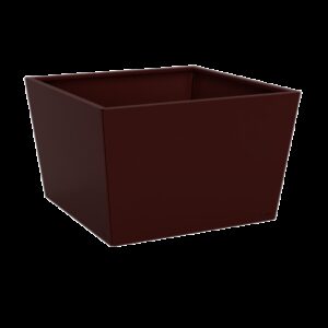 Jardinière peinte big couleur rouge brun