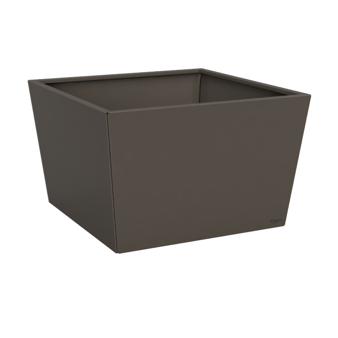 Jardinière peinte big couleur taupe