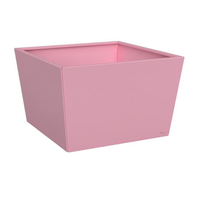 Jardinière peinte big couleur vieux rose