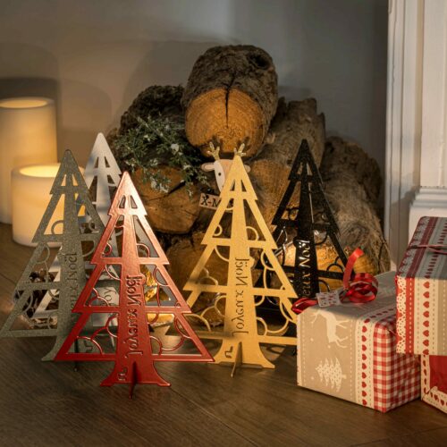 Sapin de Noël Miniature en métal