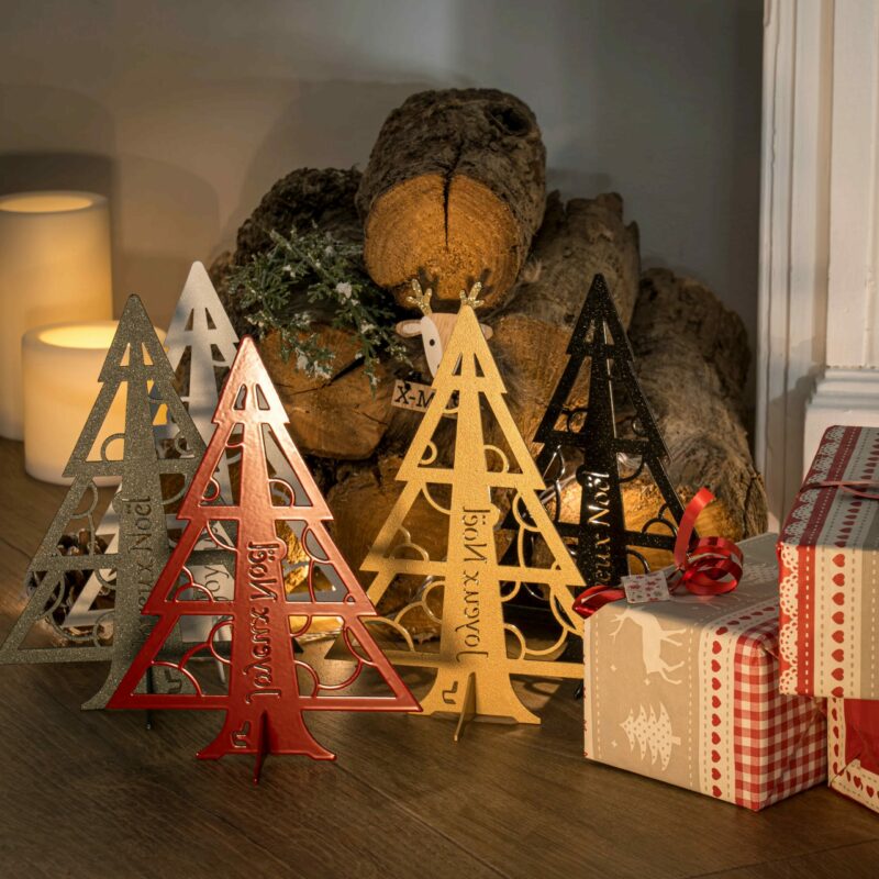 Sapin de Noël Miniature en métal