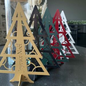 Sapin de Noël Miniature en métal pour décoration intérieur