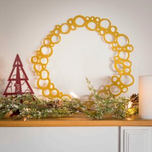 Couronne de Noël à suspendre ou à poser