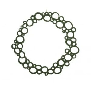 Couronne de Noël déco murale vert sapin