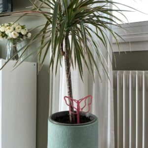 mini piquets déco papillon vieux rose