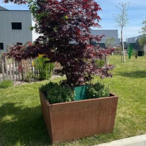 jardinière grande taille en corten jardinière grande taille en corten