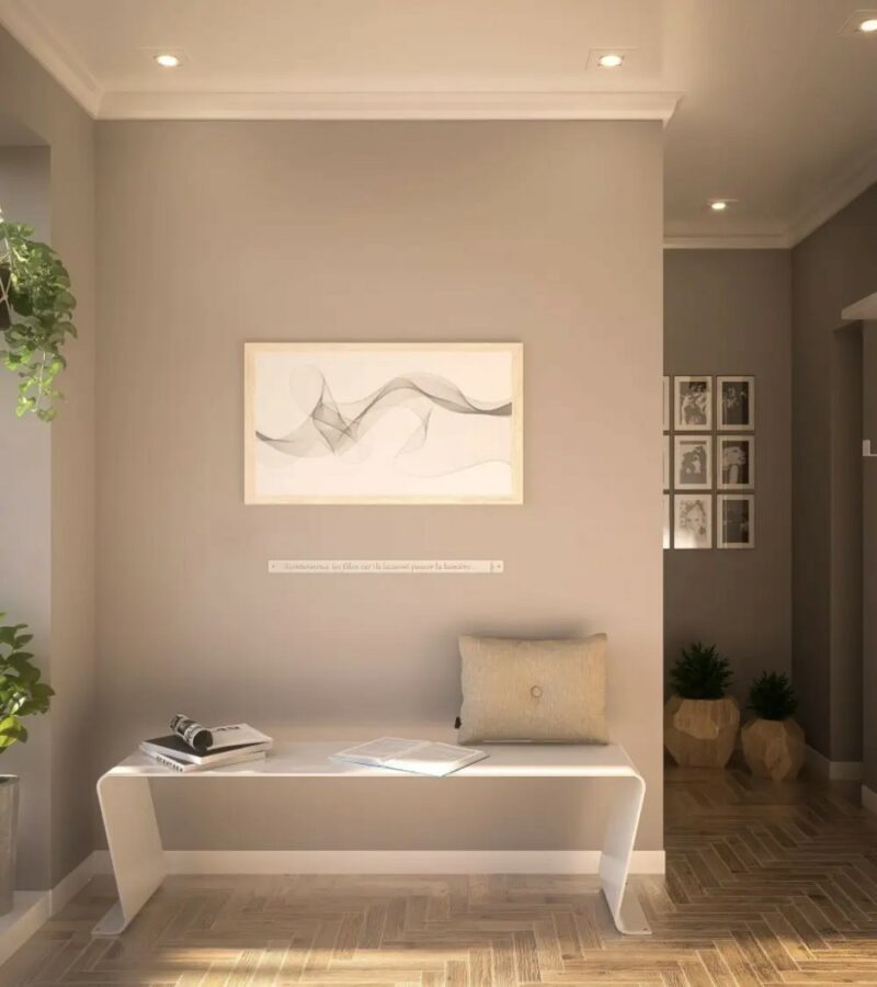 Banc design en métal