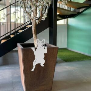 décoration en métal pour jardinière à suspendre