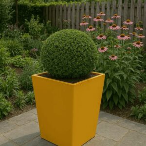 Jardinière peinte carrée IDfer