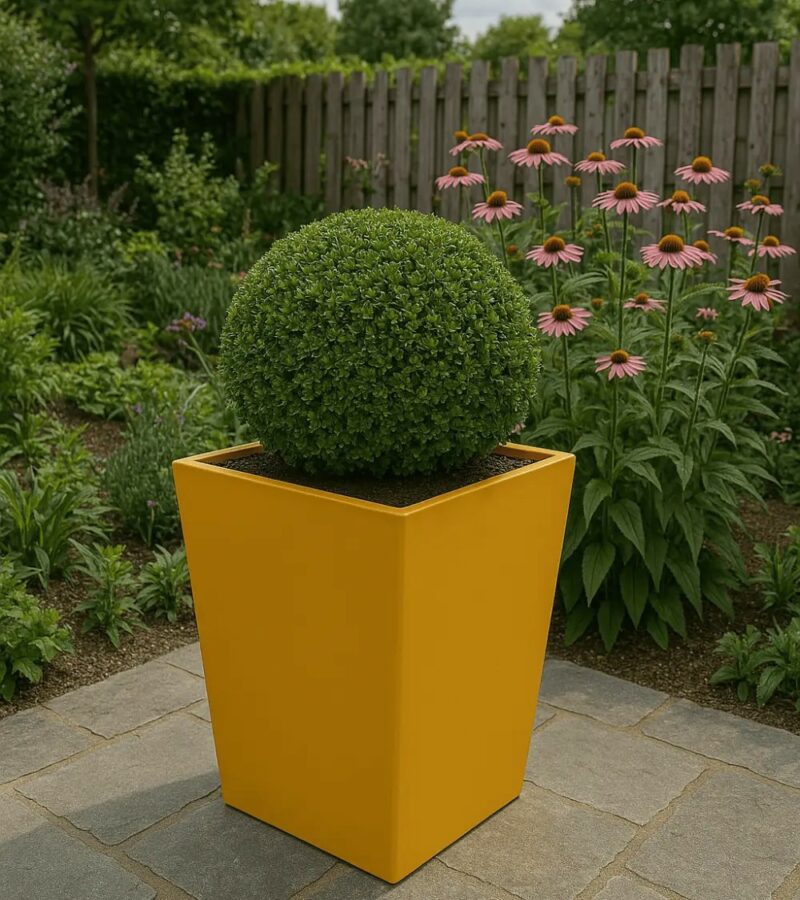 Jardinière peinte carrée IDfer