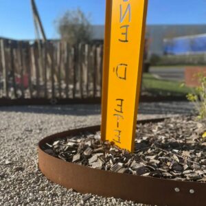 Bordures de jardin en corten