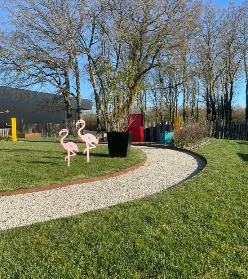 Contours de jardin en acier corten