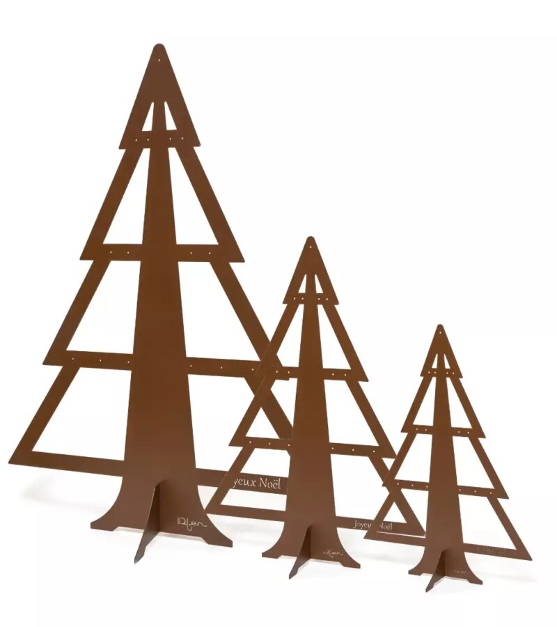 Sapin de Noël en métal