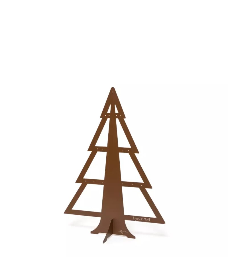 Sapin de Noël en métal taille moyenne